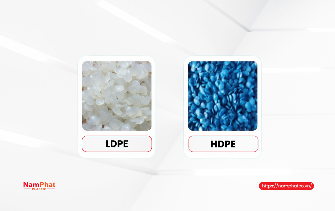 So sánh tỷ trọng nhựa LDPE và HDPE khi tính trọng lượng túi