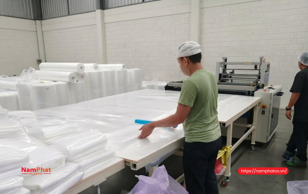 Kiểm tra số lượng túi PE bằng phương pháp cân mẫu Kiểm tra số lượng túi PE bằng phương pháp cân mẫu